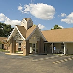 Villa Marie in Livonia, Michigan, front entrance