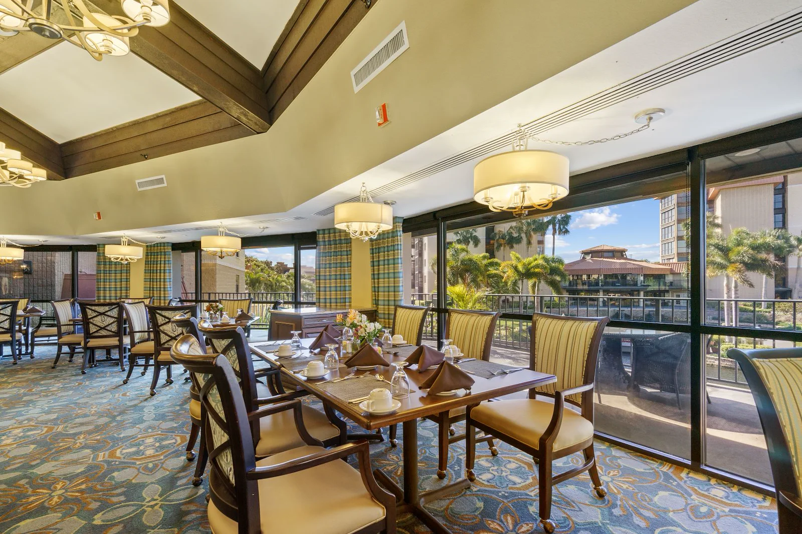 Experience fine dining with chef prepared meals adhering to many diets.