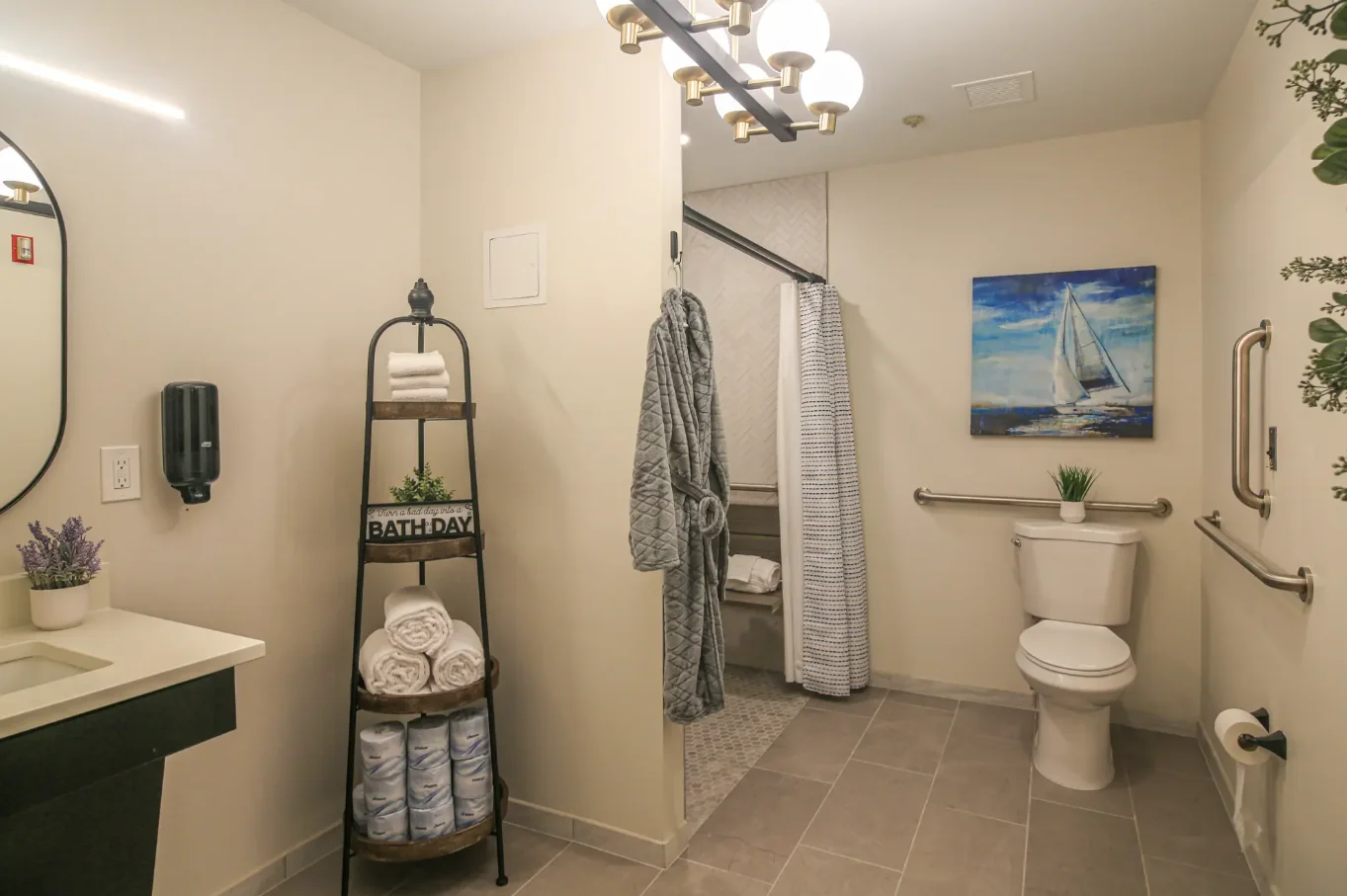 Charter Senior Living of Annapolis apartment bathroom