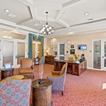 The Monarch at Round Rock Assisted Senior Living in TX reception area
