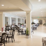 The Blake at Carnes Crossroads dining area