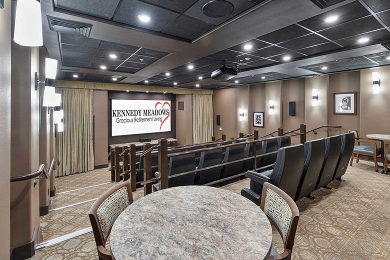 Kennedy Meadows Gracious Retirement Living Hawthorn Senior Independent Living in North Billerica, Massachusetts movie theater
