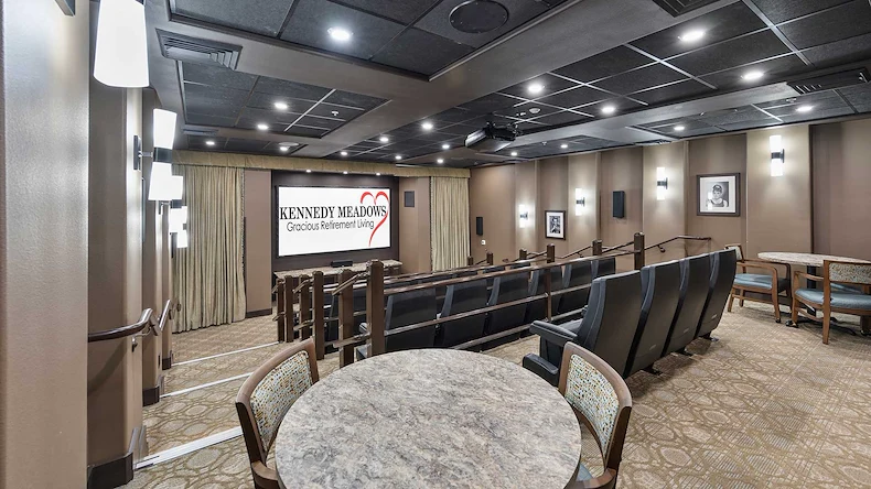 Kennedy Meadows Gracious Retirement Living Hawthorn Senior Independent Living in North Billerica, Massachusetts movie theater