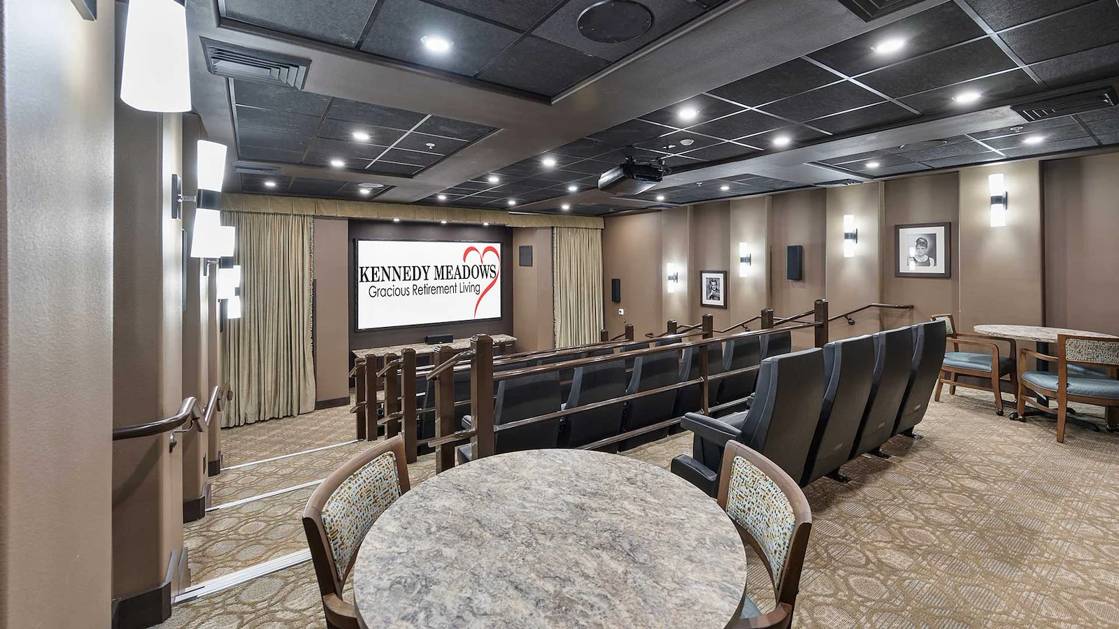 Kennedy Meadows Gracious Retirement Living Hawthorn Senior Independent Living in North Billerica, Massachusetts movie theater