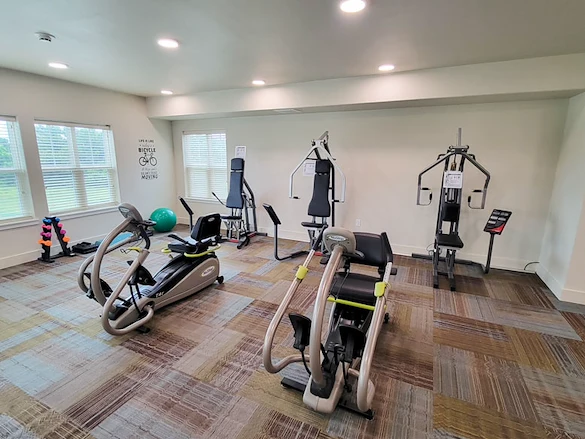 Liberty Heights Gracious Retirement Living Hawthorn Senior Independent Living in Rockwall, Texas gym fitness center
