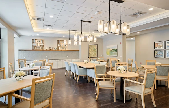 The Barclay at Charlottesville dining room