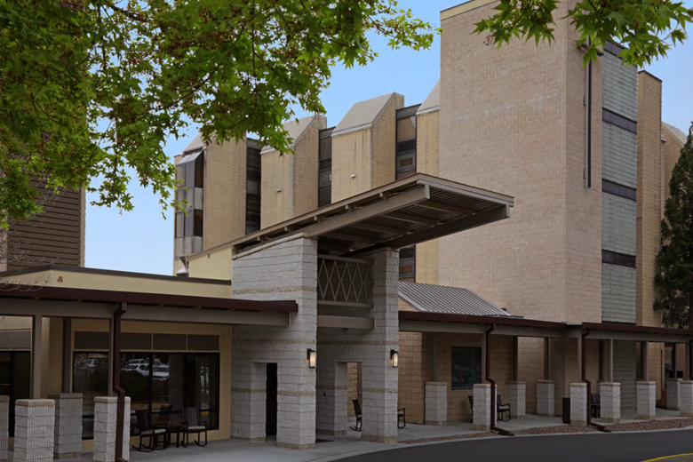 Christian City Skilled Nursing and Rehabilitation Center by PruittHealth in Union City, Georgia front exterior