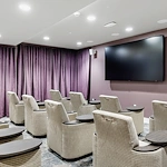 The Barclay at Midlothian media room