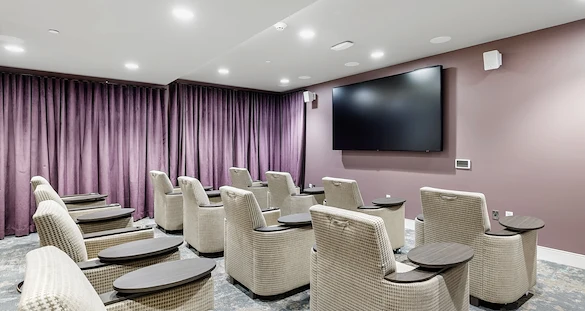 The Barclay at Midlothian media room