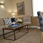 Zionsville Meadows Assisted Living, senior living community offering independent living and assisted living in Zionsville, IN, apartment living room