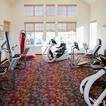 Meadowlark Estates Gracious Retirement Living Hawthorn Senior Independent Living in Lawrence, Kansas gym fitness center