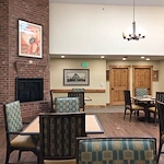 Enjoy a delicious meal with new friends in our dinning room.