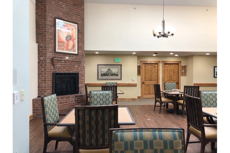Enjoy a delicious meal with new friends in our dinning room.