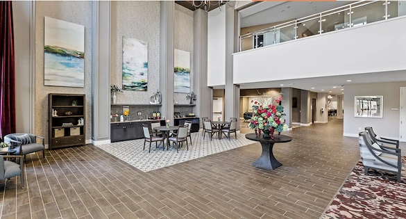 The Barclay at Midlothian front entryway