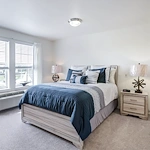 Steeplechase Gracious Retirement Living Hawthorn Senior Independent Living in Oxford, Florida apartment bedroom