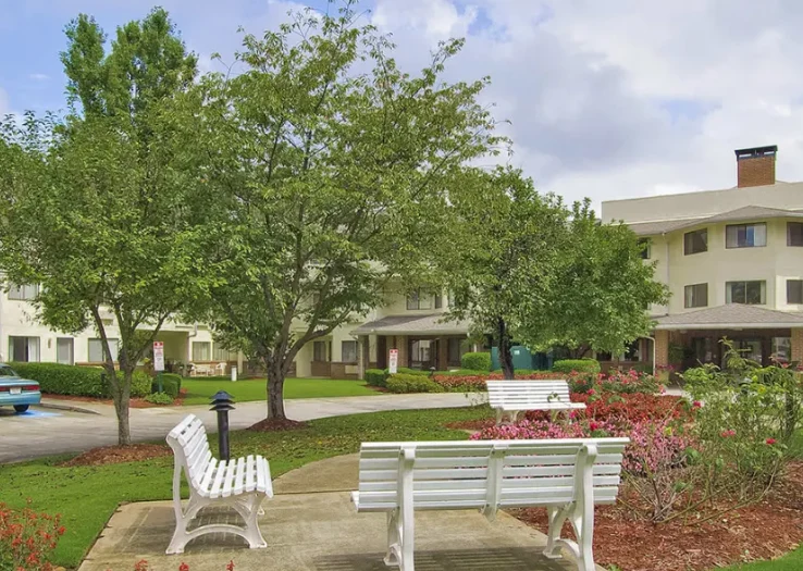 Outdoor space at Regency House