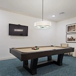 The Blake at Colonial Club game room