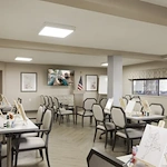 Crafts/activities area at the Regency House