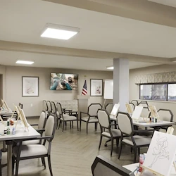 Crafts/activities area at the Regency House