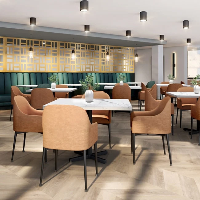 Allendale Senior Living, senior living community offering assisted living, memory care, and respite care in Allendale, NJ, dining room suitable for meals and resident activities