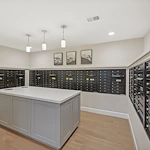 Willow Manor at Cabin Branch senior living community offering independent living and affordable living in Clarksburg, MD, mail room