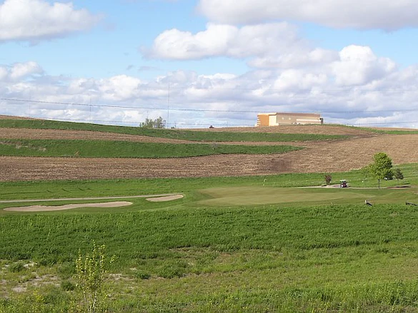 View of the golf course