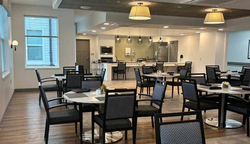 Astral at Franklin, senior living community offering independent living, assisted living, and memory care in Franklin, IN, dining room