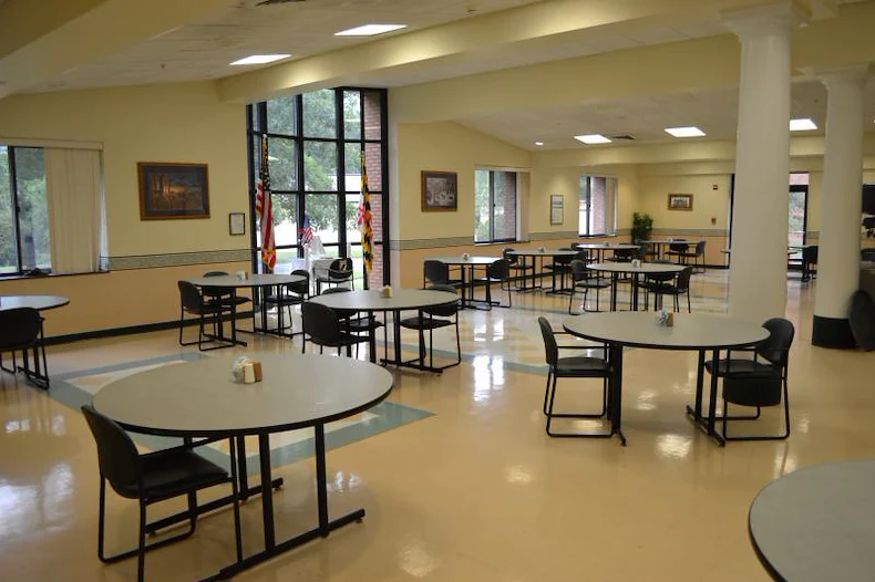 Charlotte Hall Veterans Home Skilled Nursing & Rehabilitation Center Senior Care by PruittHealth in Charlotte Hall, Maryland dining room