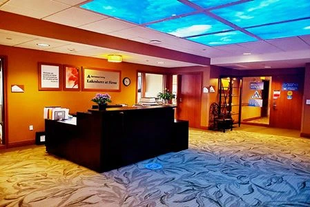 Ascension Living Lakeshore at Siena, assisted living and memory care, Racine, WI, front desk