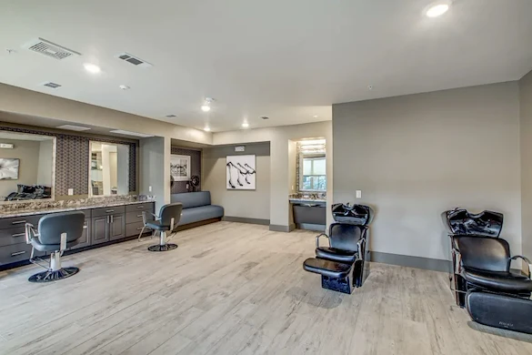 Watermere McKinney senior living community offering active adult living and independent living in McKinney, TX, beauty salon