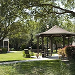 Allegro Fleming Island, senior living community offering independent living, assisted living, memory care, and respite care in Fleming Island, FL, outdoor area and walking path