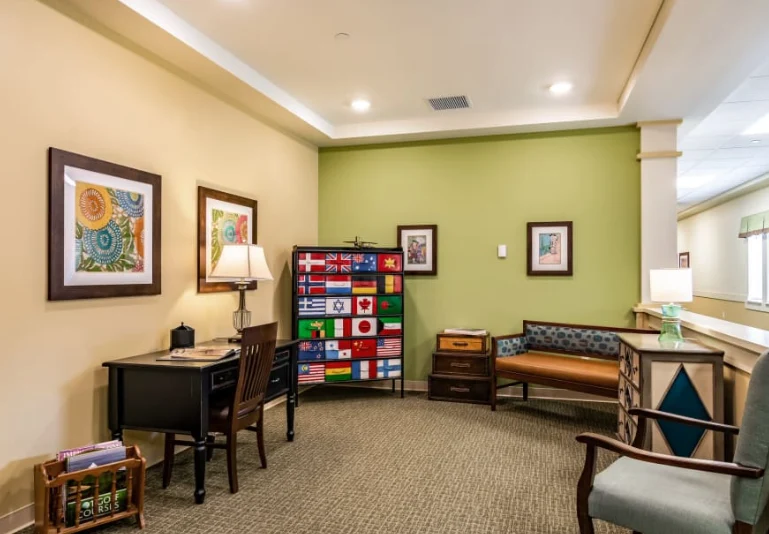 Harvester Place Senior Assisted Living Memory Care in Burr Ridge, IL activities room