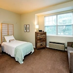 Westlake Woods by New Perspective senior living community offering assisted living in Erie, PA, apartment bedroom