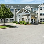 Front entrance of Village at the Oaks 