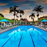 Covenant Living at the Samarkand in Santa Barbara, CA, outdoor pool