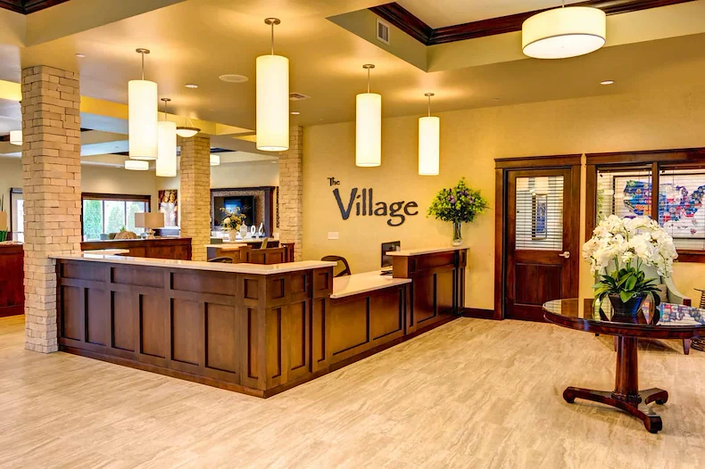 The Village at Keizer Ridge Assisted Living and Memory Care front desk
