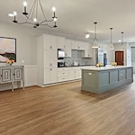 Kitchen area at the Waters of Edina