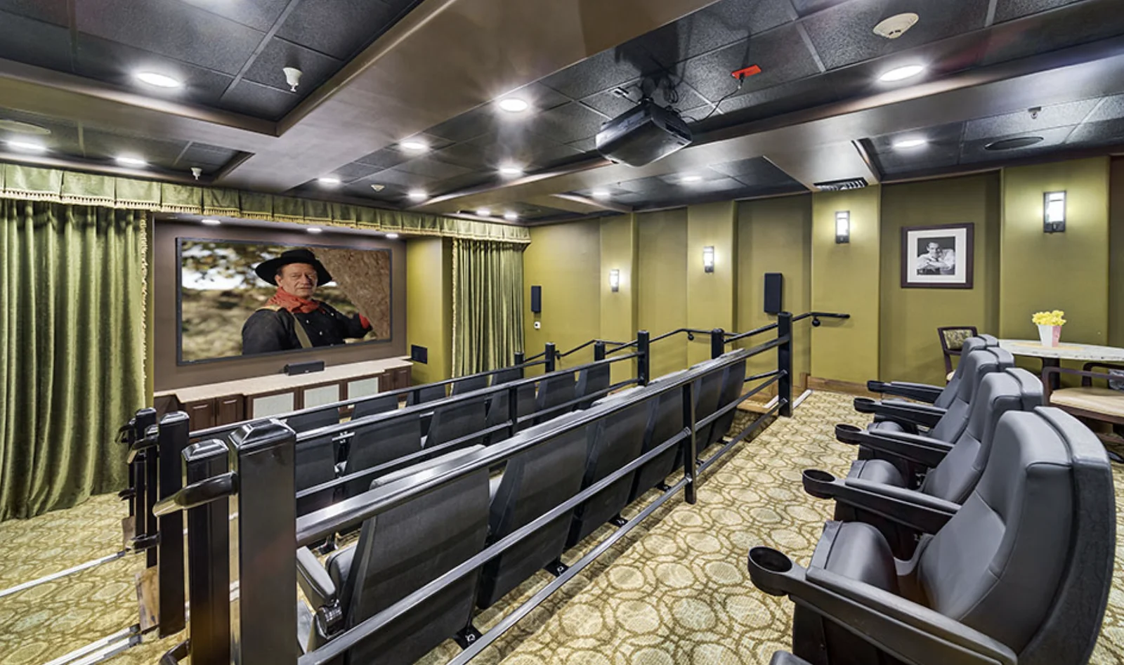 Sequoia Grove Gracious Retirement Living Hawthorn Senior Independent Living in Granite Bay, California movie theater