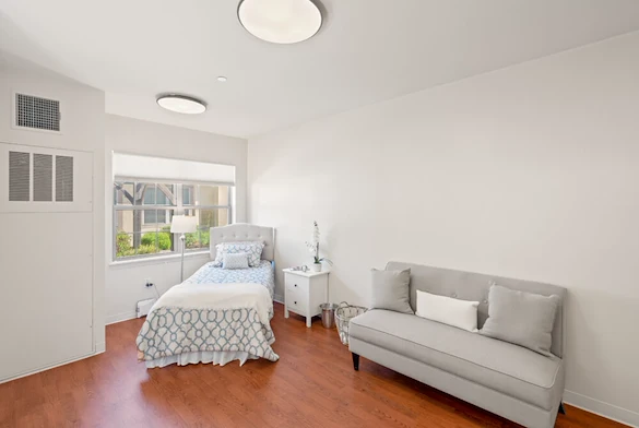 The Monarch at Round Rock Assisted Senior Living in TX bedroom