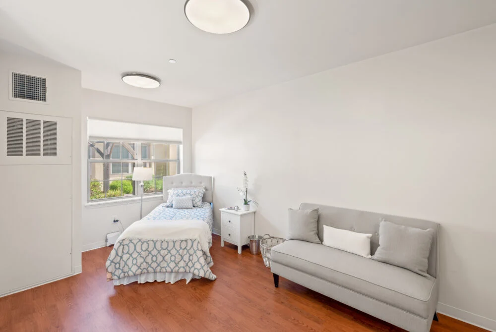 The Monarch at Round Rock Assisted Senior Living in TX bedroom