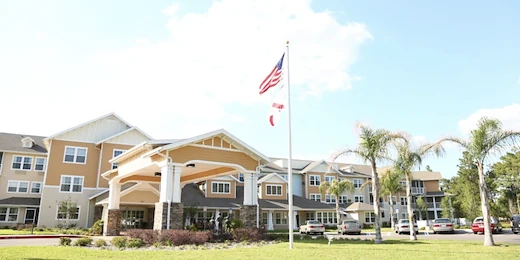 Salishan Gracious Retirement Living Hawthorn Senior Independent Living in Spring Hill, Florida front exterior