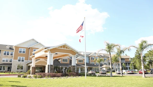 Salishan Gracious Retirement Living Hawthorn Senior Independent Living in Spring Hill, Florida front exterior
