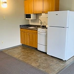 Plymouth Place independent living apartment kitchen