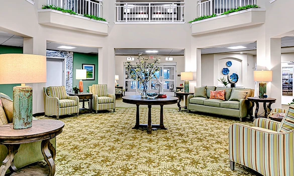 Sycamore Ridge Gracious Retirement Living Hawthorn Senior Independent Living in Collierville, Tennessee front entrance