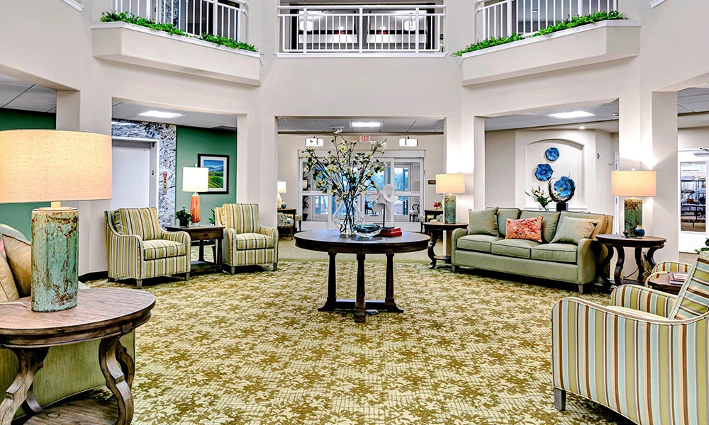 Sycamore Ridge Gracious Retirement Living Hawthorn Senior Independent Living in Collierville, Tennessee front entrance