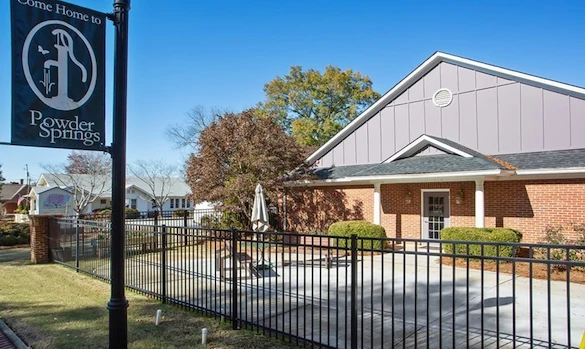 Assisted living, memory care, and respite care at Bethel Gardens in Powder Springs, GA, outdoor space