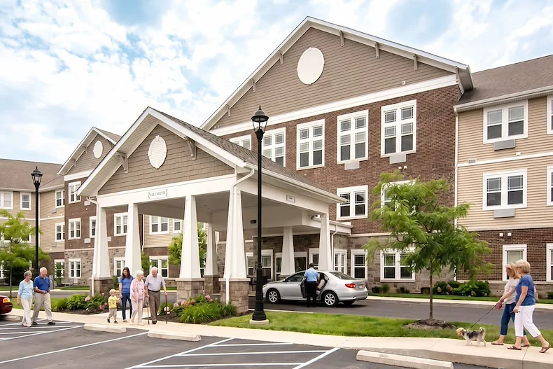 Image of Woodland Terrace of New Palestine (1)