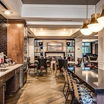 The Commons on Meridian Senior Living in Indianapolis, IN community dining area