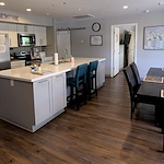 Legato Living Residential Memory Care at Old Town senior living community offering assisted living and memory care in Scottsdale, AZ, kitchen and dining areas