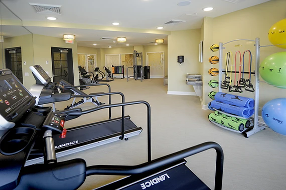 Allegro Winter Park senior living offering independent living, assisted living, memory care, and respite care in Winter Park, FL, community fitness center